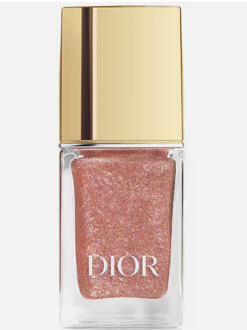 DIOR Vernis Glitter Top Coat #124 Gold Circus